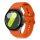 TECH-PROTECT SILICONE SPORT SAMSUNG GALAXY WATCH 4 / 5 / 5 PRO / 6 / 7 / FE készülékhez óraszíj narancssárga