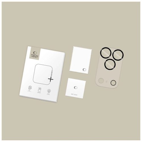 Tech-Protect Cam Fit+ iPhone 17 Pro készülékhez kamera lencsevédő átlátszó