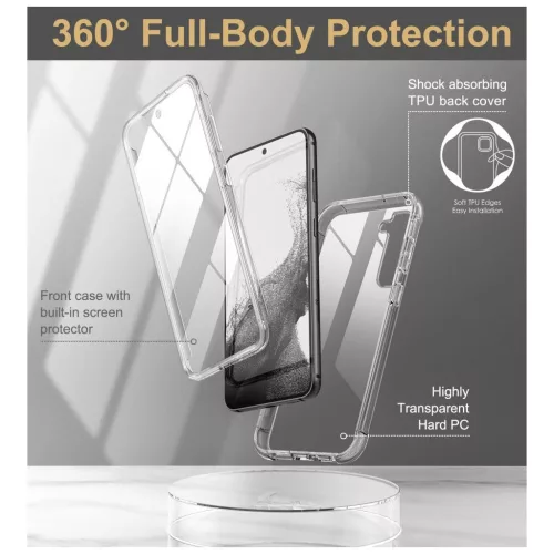 TECH-PROTECT KEVLAR tok Samsung Galaxy S23+ Plus készülékhez – átlátszó