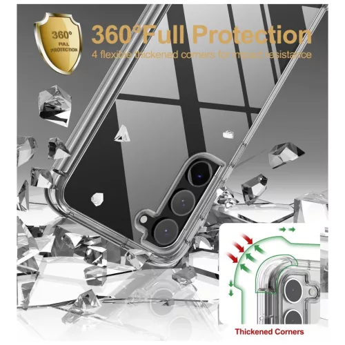 TECH-PROTECT KEVLAR tok Samsung Galaxy S23+ Plus készülékhez – átlátszó