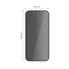 Tech-Protect Quick Set Spy+ Privacy kijelzővédő 2 db, iPhone 13 / 13 Pro / 14 / 16e/17e készülékhez