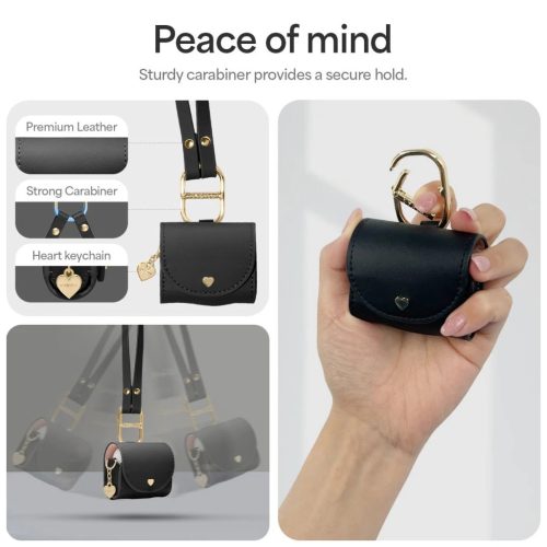 SPIGEN CYRILL MINI BAG APPLE AIRPODS 4 készülékhez fekete