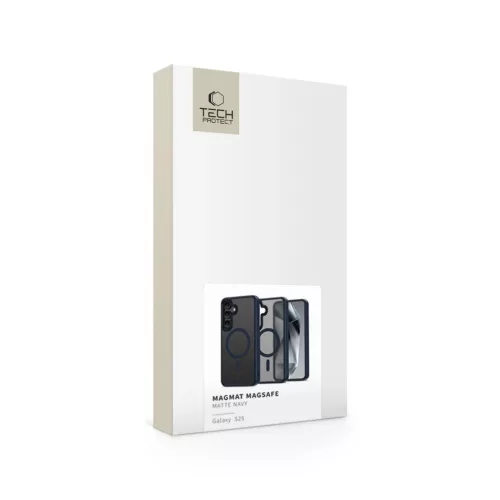 TECH-PROTECT MAGMAT MAGSAFE tok – GALAXY S25 készülékhez, matt tengerészkék