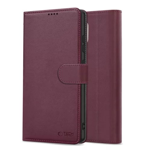 TECH-PROTECT pénztárca tok GALAXY A26 5G / A17 4G / 5G készülékhez mulberry