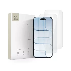   Edzett üveg Tech-Protect Glass Fit+ 2-PACK iPhone Air készülékhez átlátszó