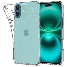   SPIGEN LIQUID CRYSTAL iPhone 16 készülékhez kijelzővédő CRYSTAL CLEAR