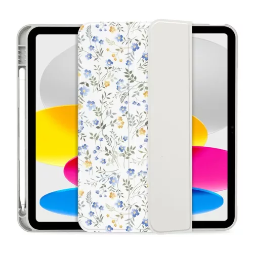 TECH-PROTECT SC PEN kijelzővédő iPad 10.9” (10/2022) és iPad 11” (11/2025) készülékekhez SPRING FLOWERS