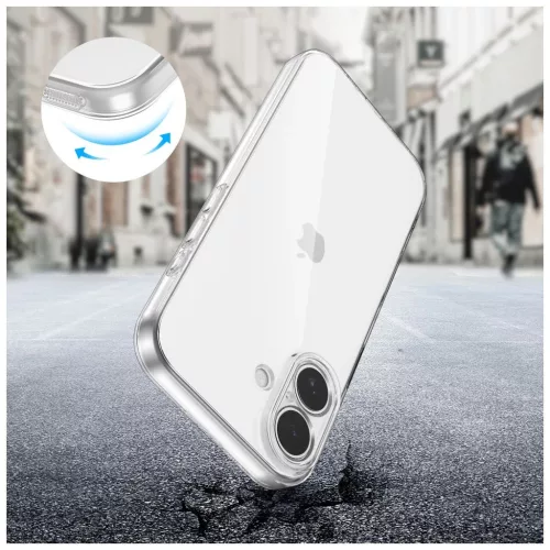 TECH-PROTECT FLEXAIR iPhone 17 kijelzővédő készülékhez – átlátszó