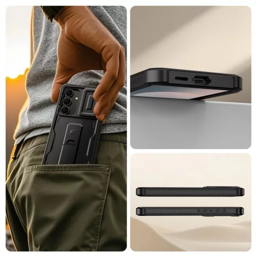 TECH-PROTECT KEVLAR CAM+ tok GALAXY S25 FE készülékhez fekete
