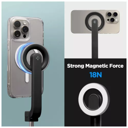 SPIGEN S571W MAGSAFE Bluetooth szelfi bot állvány fekete