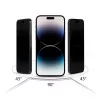 HOFI Anti Spy Glass Pro+ védőüveg iPhone 15 Pro készülékhez