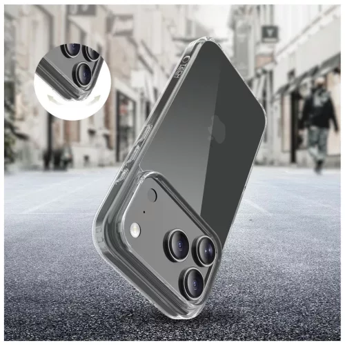 TECH-PROTECT FLEXAIR HYBRID iPhone 17 Pro Max készülékhez kijelzővédő átlátszó