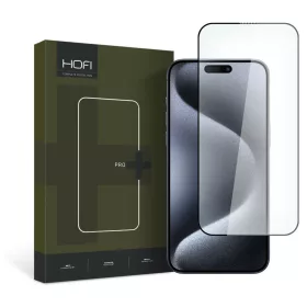   HOFI Glass Pro+ iPhone 15 Pro Max készülékhez temperált védőüveg fekete