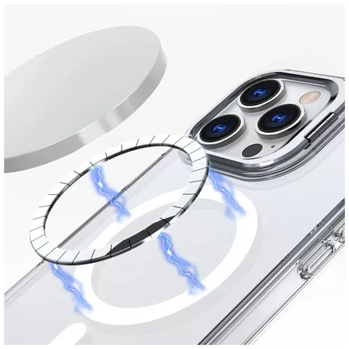 TECH-PROTECT MAGSTAND MAGSAFE iPhone 16 készülékhez átlátszó