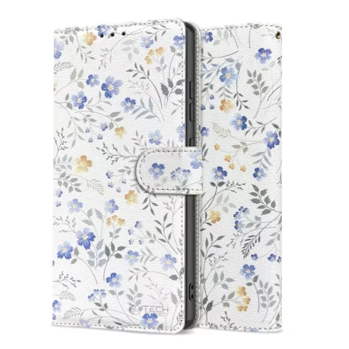 TECH-PROTECT penztárca tok GALAXY A26 5G / A17 4G / 5G készülékhez SPRING FLOWERS