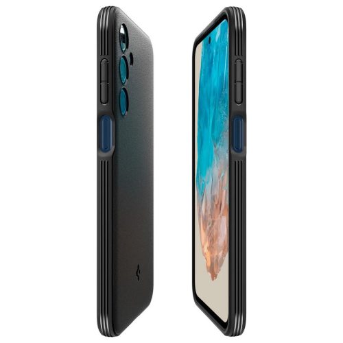 SPIGEN ESSENTIAL SANDBLAST tok Samsung Galaxy M35 5G készülékhez fekete