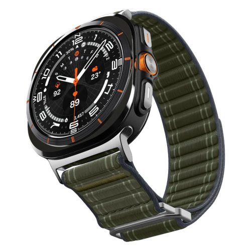 SPIGEN WBF0 szíj SAMSUNG GALAXY WATCH ULTRA 2024 / 2025 (47 MM) készülékhez zöld