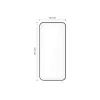 Edzett üveg kijelzővédő TECH-PROTECT QUICK SET+ 2-PACK iPhone 15/16 készülékhez fekete