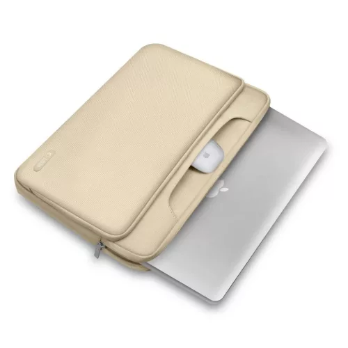 TECH-PROTECT POCKET BAG laptop táska 15-16 készülékhez sivatagi bézs