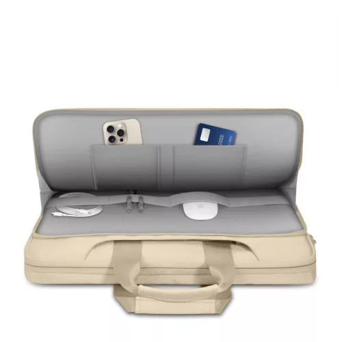 TECH-PROTECT POCKET BAG laptop táska 15-16 készülékhez sivatagi bézs