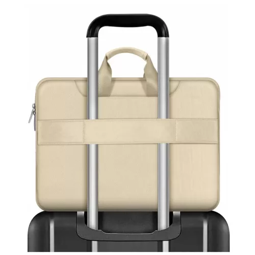 TECH-PROTECT POCKET BAG laptop táska 15-16 készülékhez sivatagi bézs