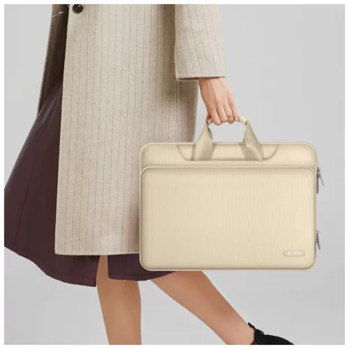 TECH-PROTECT POCKET BAG laptop táska 15-16 készülékhez sivatagi bézs