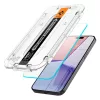 SPIGEN GLAS.TR "EZ FIT" 2-PACK iPhone 15 Pro készülékhez megerősített üveg kijelzővédő – átlátszó