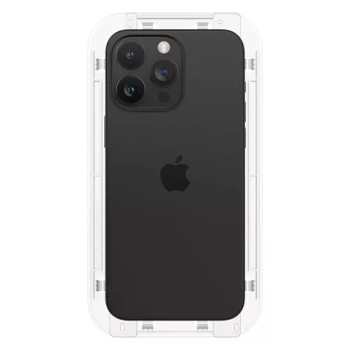 SPIGEN GLAS.TR "EZ FIT" 2-PACK iPhone 15 Pro készülékhez megerősített üveg kijelzővédő – átlátszó