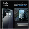 SPIGEN GLAS.TR "EZ FIT" 2-PACK iPhone 15 Pro készülékhez megerősített üveg kijelzővédő – átlátszó