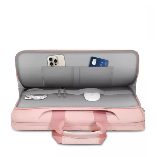 TECH-PROTECT zseb táska laptop 13-14 készülékhez rózsaszín