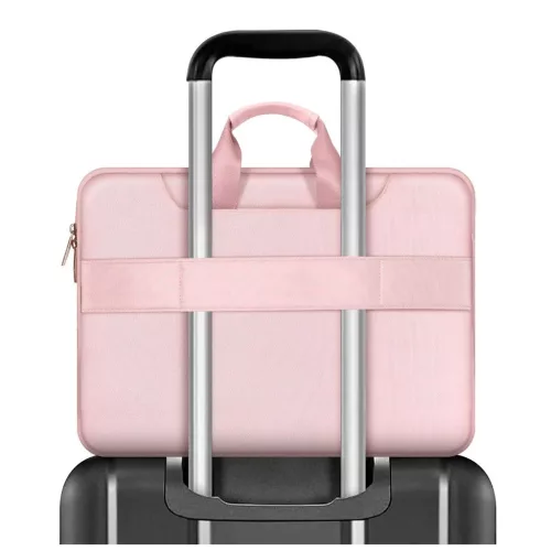 TECH-PROTECT zseb táska laptop 13-14 készülékhez rózsaszín