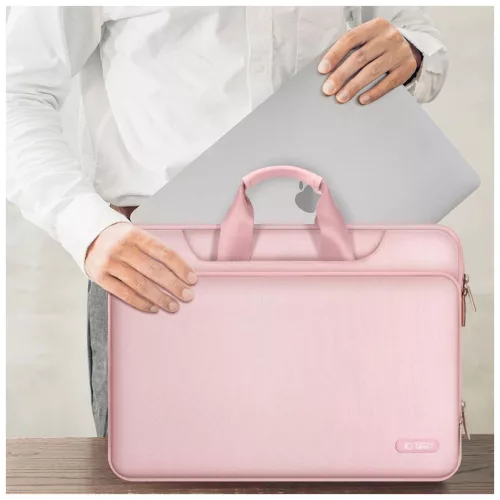 TECH-PROTECT zseb táska laptop 13-14 készülékhez rózsaszín