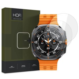   Edzett üveg kijelzővédő HOFI GLASS PRO+ 2-PACK SAMSUNG GALAXY WATCH ULTRA 2024/2025 (47 MM) készülékhez átlátszó