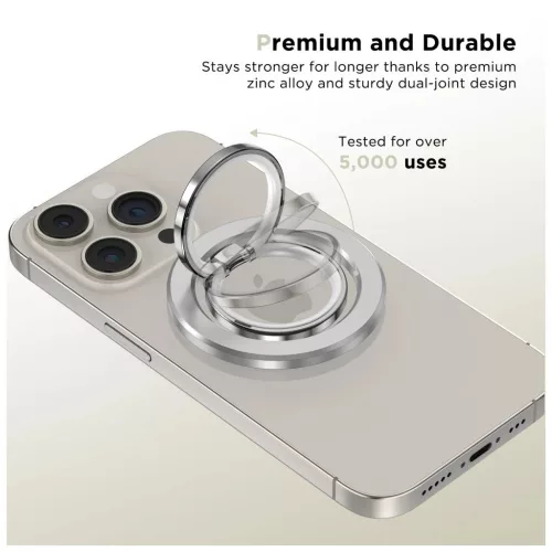 TECH-PROTECT MMR300 mágneses MagSafe telefon gyűrű ezüst