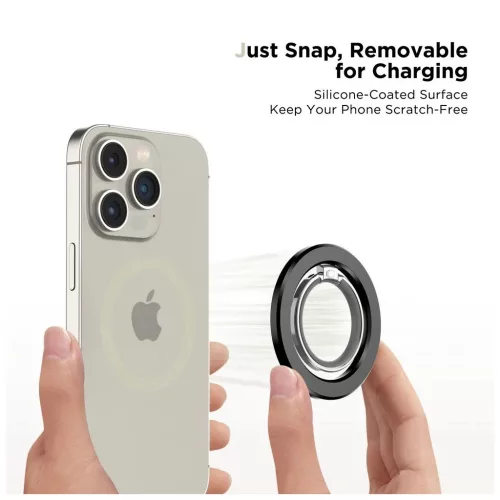 TECH-PROTECT MMR300 mágneses MagSafe telefon gyűrű fekete