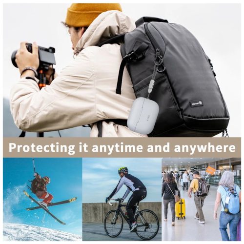 TECH-PROTECT szilikon tok Apple AirPods Pro 1/2 készülékhez olív zöld