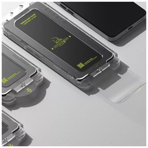 Edzett üveg kijelzővédő Ringke Easy Slide 2-PACK Nothing Phone 3A/3A Pro készülékhez átlátszó