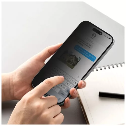 RINGKE EASY SLIDE 2-PACK iPhone 16 Pro készülékhez privacy üvegfólia