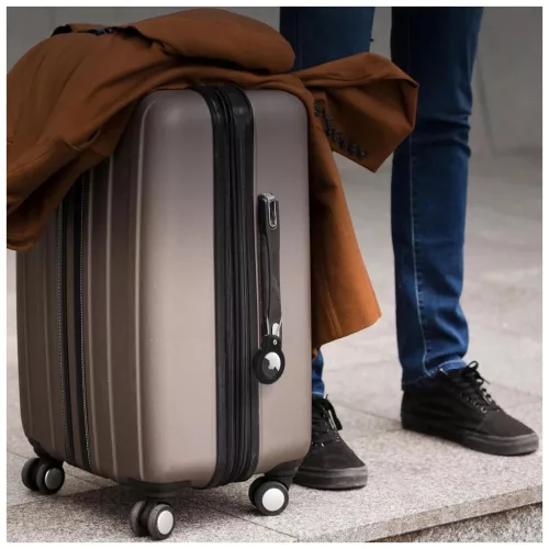 TECH-PROTECT ROUGH VEIN AirTag tok 2-PACK APPLE AIRTAG készülékhez 1/2 fekete