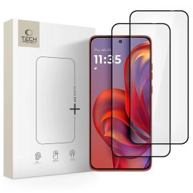   Edzett Tech-Protect Glass Fit+ 2-PACK Motorola Edge 50 Neo / 60 Neo készülékhez kijelzővédő fekete