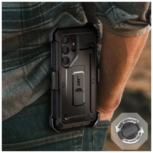 SUPCASE UNICORN BEETLE PRO 2-SET Galaxy S25 Ultra készülékhez tok fekete