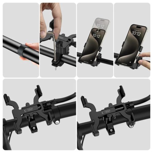 TECH-PROTECT V3 univerzális bicikli tartó fekete