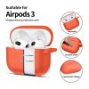 TECH-PROTECT szilikon kampó – APPLE AIRPODS 3 készülékhez neon narancs