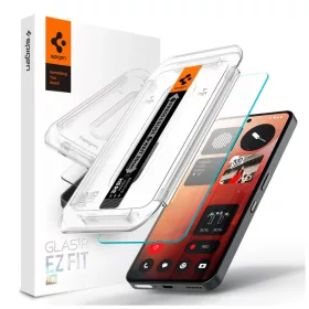   Spigen Glas.TR "EZ FIT" temperált üveg kijelzővédő Nothing Phone 3A / 3A PRO készülékhez, átlátszó