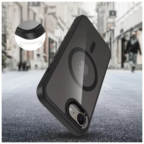 TECH-PROTECT MAGMAT MAGSAFE Nothing Phone 3A készülékhez tok fekete / átlátszó