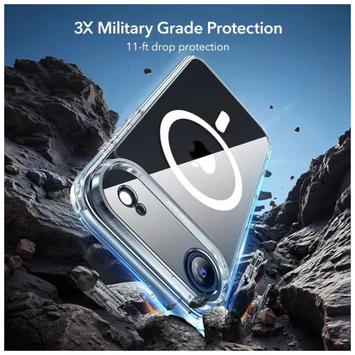 ESR CLASSIC HYBRID MagSafe & üvegfólia iPhone Air készülékhez – átlátszó