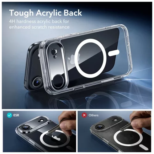 ESR CLASSIC HYBRID MagSafe & üvegfólia iPhone Air készülékhez – átlátszó