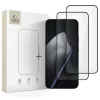 Edzett üveg kijelzővédő TECH-PROTECT GLASS FIT+ 2-PACK XIAOMI 15T / 15T PRO készülékhez fekete