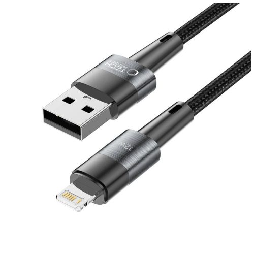 TECH-PROTECT ULTRABOOST Lightning kábel 12W/2.4A 200CM szürke