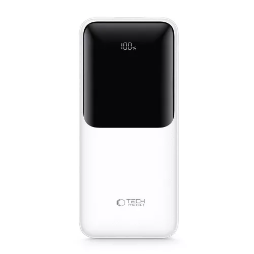 TECH-PROTECT PB02 hordozható töltő 20000MAH 22.5W fehér